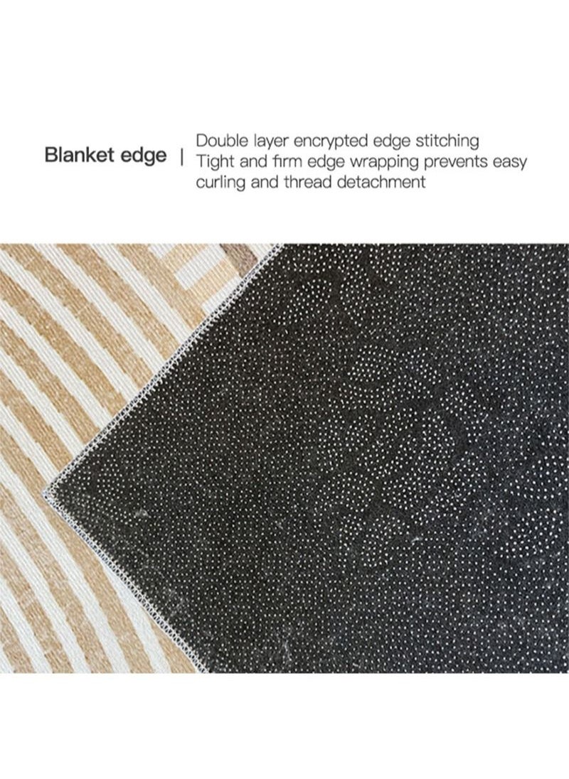 Sharpdo Modern Style Area Rug Non-Slip Super Soft Touch Living Room Bedroom Kitchen Decoration Of Carpet Floor Rug Rectangular 160x230cm  - Image 5