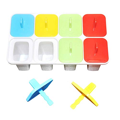 faas Ice Cream,Kulfi Maker Moulds,Set of 8 Multi Color (Colour May Vary) - Image 2