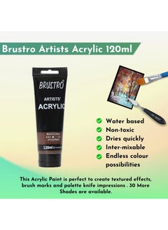 BRUSTRO Artists Acrylic Paint 120ml Burnt Umber - pzsku/Z6350D50AB552511ADEEEZ/45/_/1740118907/e71f3699-df78-40b5-a2f2-411062fac211