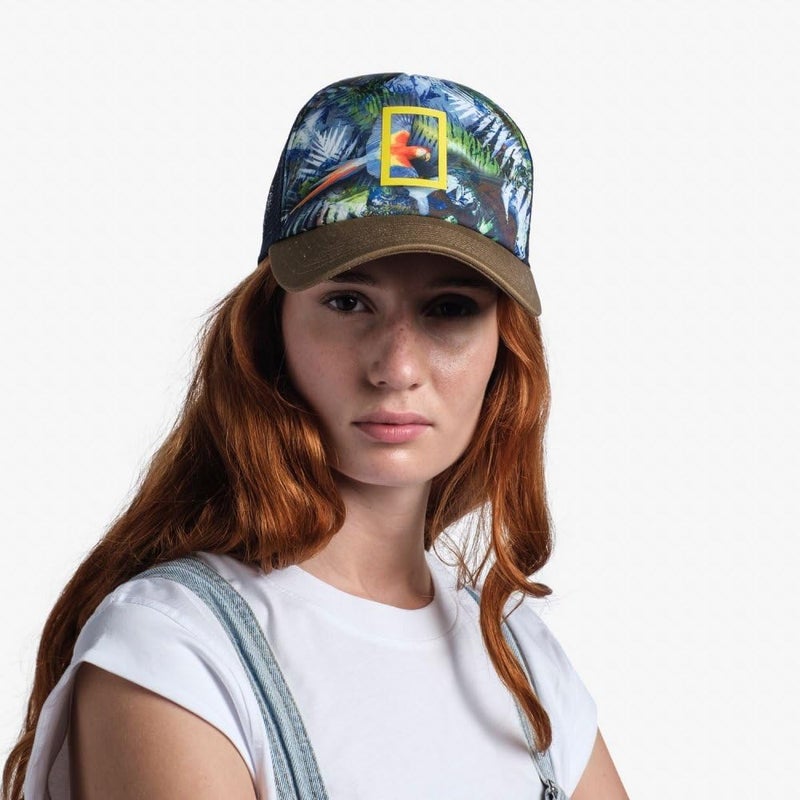 Buff Trucker Cap Scarlett Macaw L/XL SS22 - Image 2