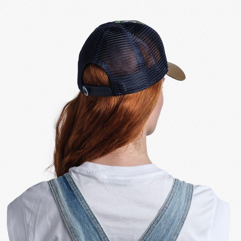 Buff Trucker Cap Scarlett Macaw L/XL SS22 - Image 3