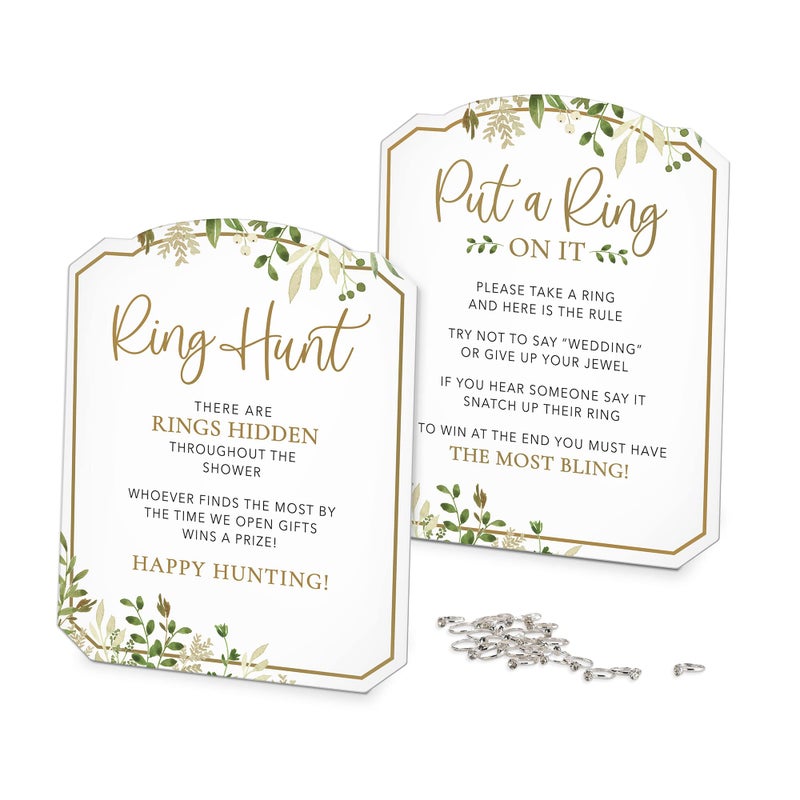 Lillian Rose Put Ring Hunt Bridal Shower Games One Size Multi