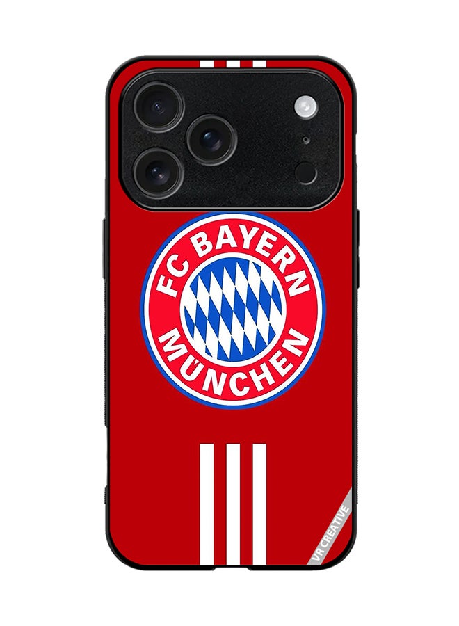 VR CREATIVE Protective Case Cover For Apple iPhone 17 Pro Fc Bayern Munchen Design Multicolour
