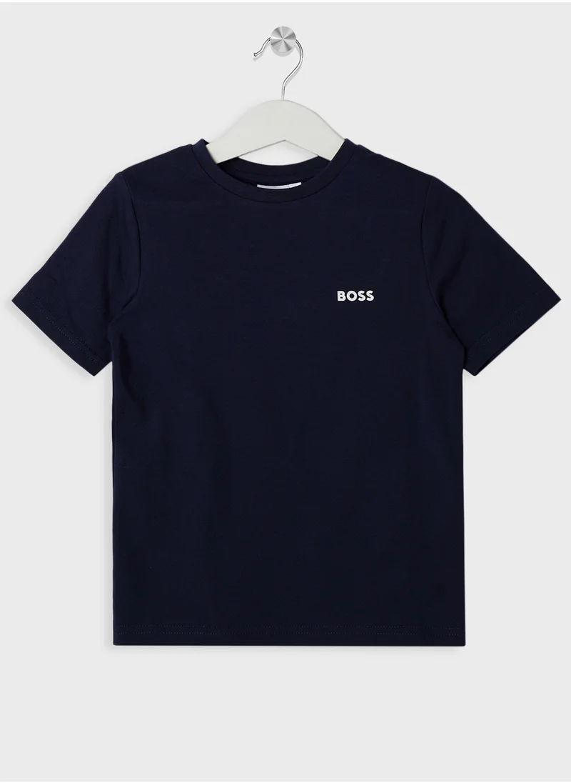 بوس Kids Logo T-Shirt