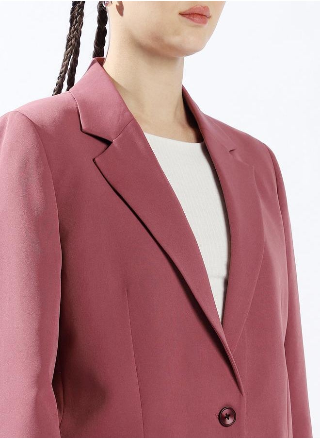 Hubberholme - Oversized Notched Lapel Single Breasted Blazer - Image 1
