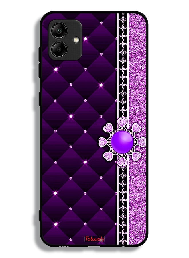Tolwak Samsung Galaxy M04 Protective Case Cover Glitter Hearts - Image 1