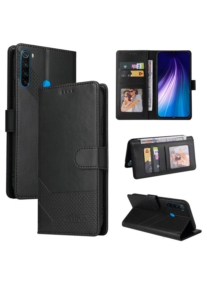 The Bros Case For Xiaomi Redmi Note 8 Skin Feel Magnetic Leather Phone Case