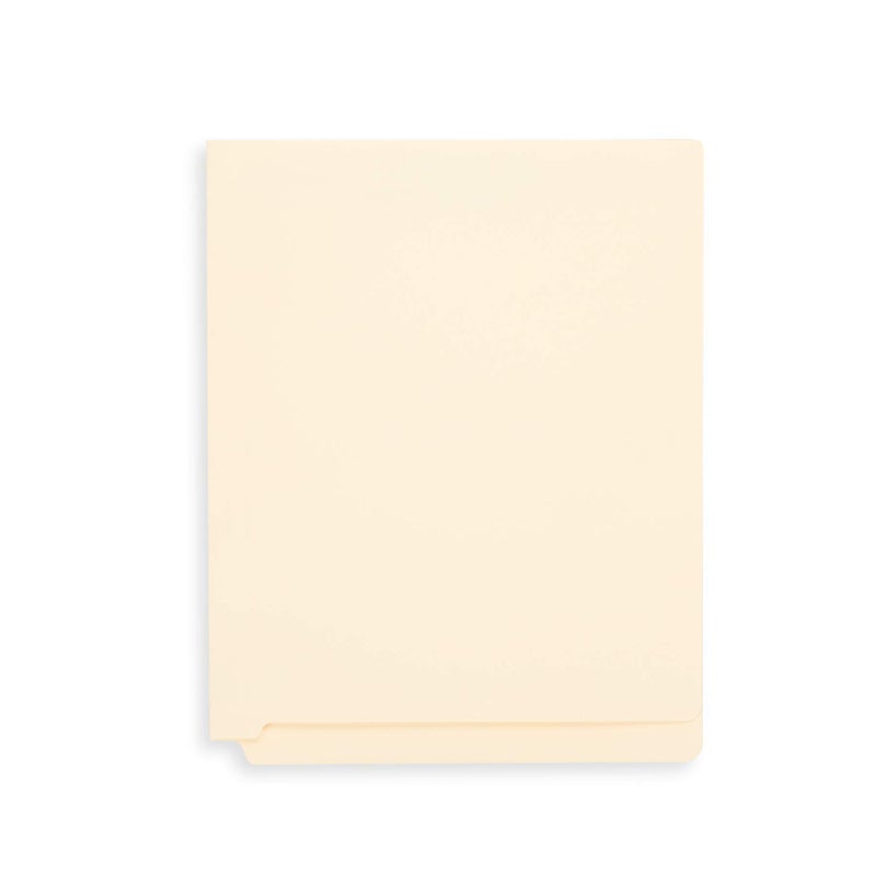 Blue Summit Supplies 14pt Heavyweight Manila Fastener File Folders with End Tabs, Reinforced Straight Cut End Tab Folders with 2 Fasteners, Standard Medical File Folders, Letter Size, Manila, 50 Pack - Image 5