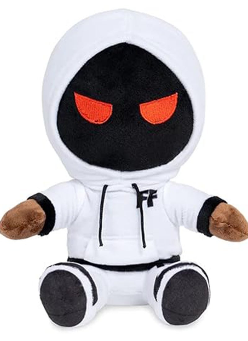 General White Sweater With Hood Doll Cute Soft Plush Doll Children Fan Gift Doll  - Image 1