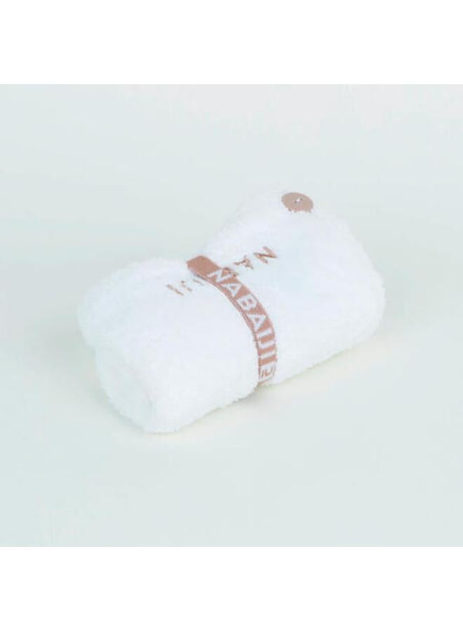 NABAIJI Soft Microfibre Hair Towel white - Image 2