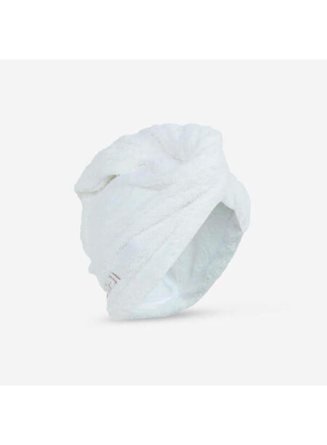 NABAIJI Soft Microfibre Hair Towel white - Image 1