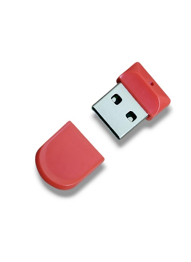 Generic - External memory card reader, Micro SD (T-Flash), USB 2.0, red color - Image 1