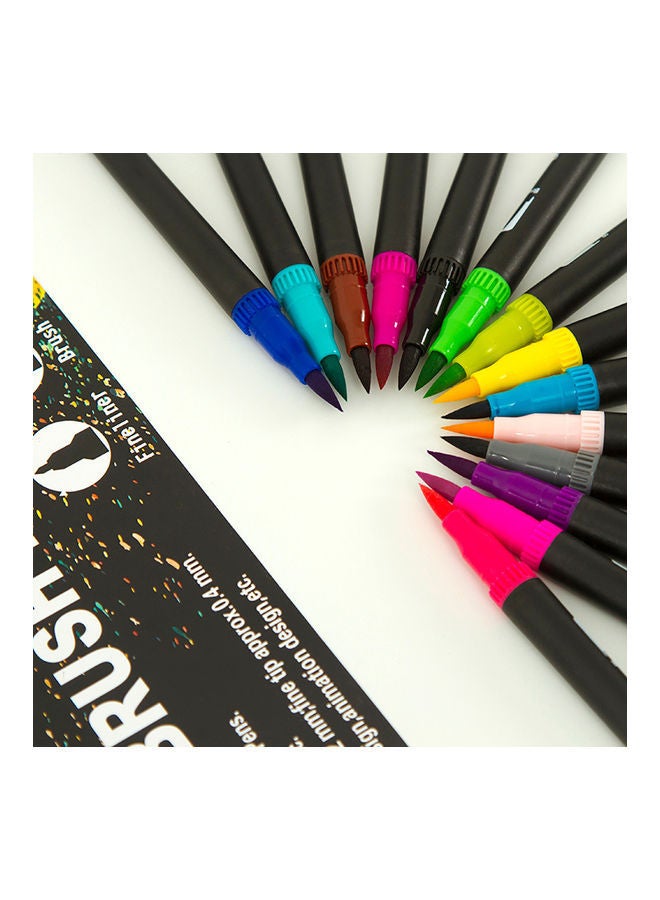 NIBEMINENT 60-Count Dual Tip Marker Set with Box Multicolour - Image 3