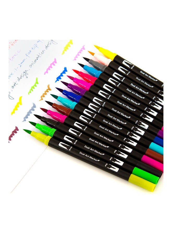 NIBEMINENT 60-Count Dual Tip Marker Set with Box Multicolour - Image 4