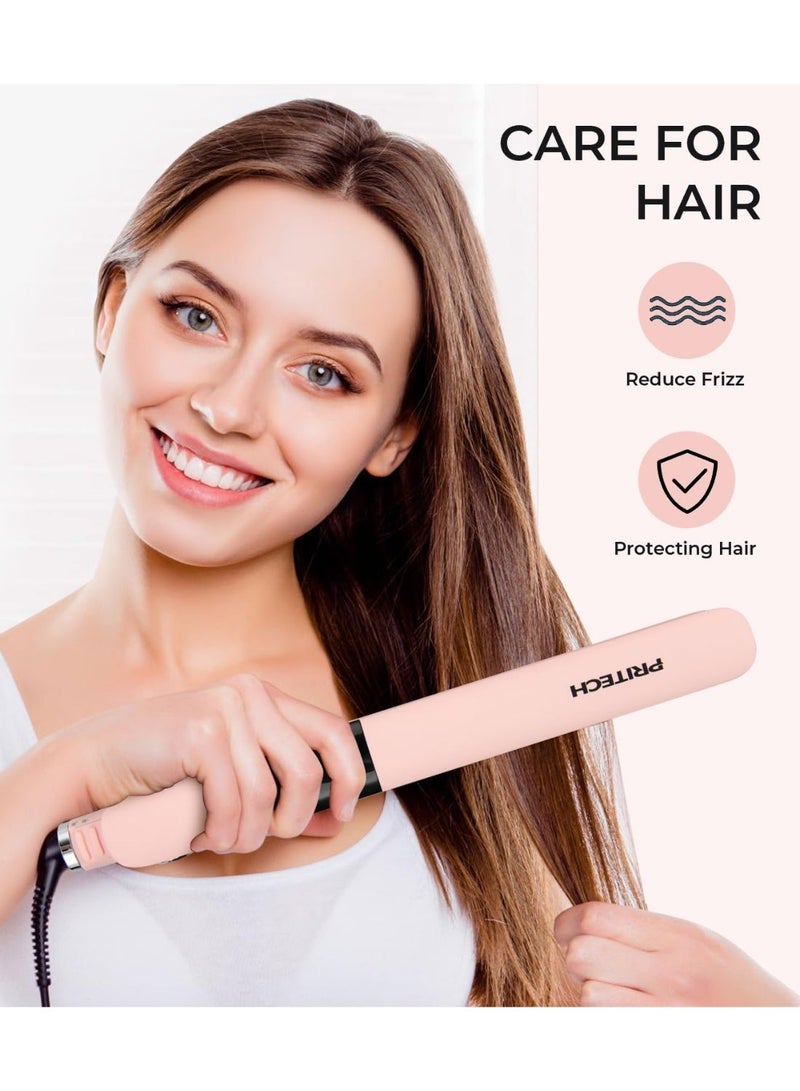 PRITECH Flat Iron Hair Straightener, Titanium Flat Iron - Image 4