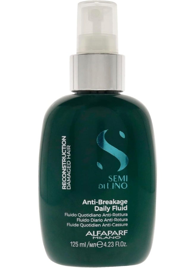 Alfaparf Milano Semi Di Lino Reconstruction Reparative Anti-Breakage Daily Fluid 125 Ml- Professional Salon Quality - For Damaged Hair - Repairs, Provides Shine and Volume - 4.23 Fl Oz - Image 1