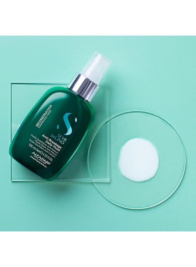 Alfaparf Milano Semi Di Lino Reconstruction Reparative Anti-Breakage Daily Fluid 125 Ml- Professional Salon Quality - For Damaged Hair - Repairs, Provides Shine and Volume - 4.23 Fl Oz - Image 4