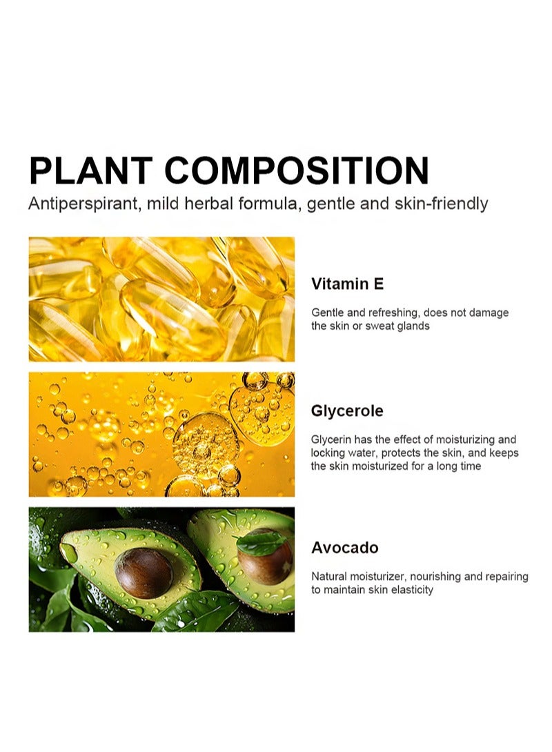 lakerain Whole Body Deodorant Invisible Cream，Aluminum Free Deodorant Lotion, Underarm Deodorant Cream (72 Hour Deodorant), Deodorant Antiperspirant Clear Gel, No Baking Soda (Lavender scent) - Image 3