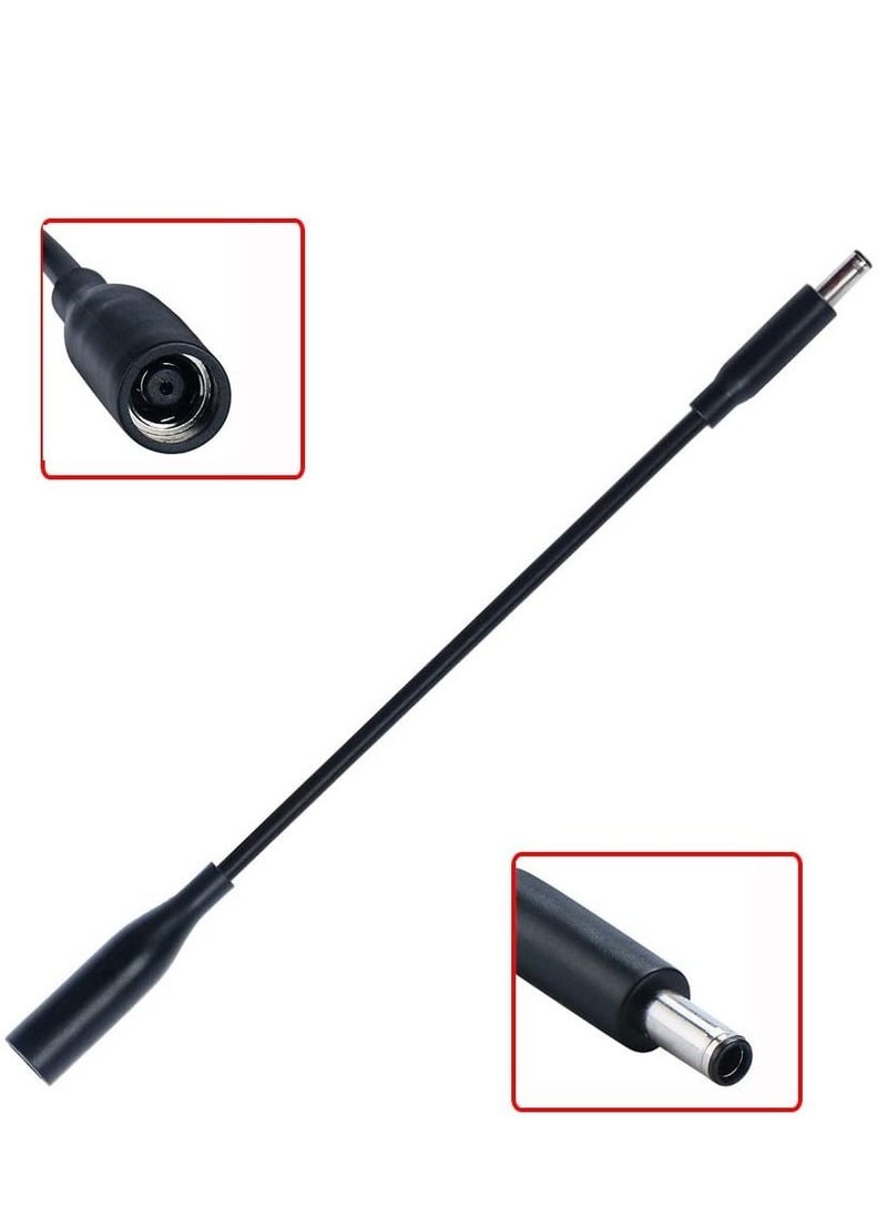 Ntech - Ntech 5 pieces pack  Dell charger power adapter connector Cable DC jack /Female 7.4mm x 5.0mm to 4.5mm x3.0mm Male Compatible for Dell Hp - Image 1