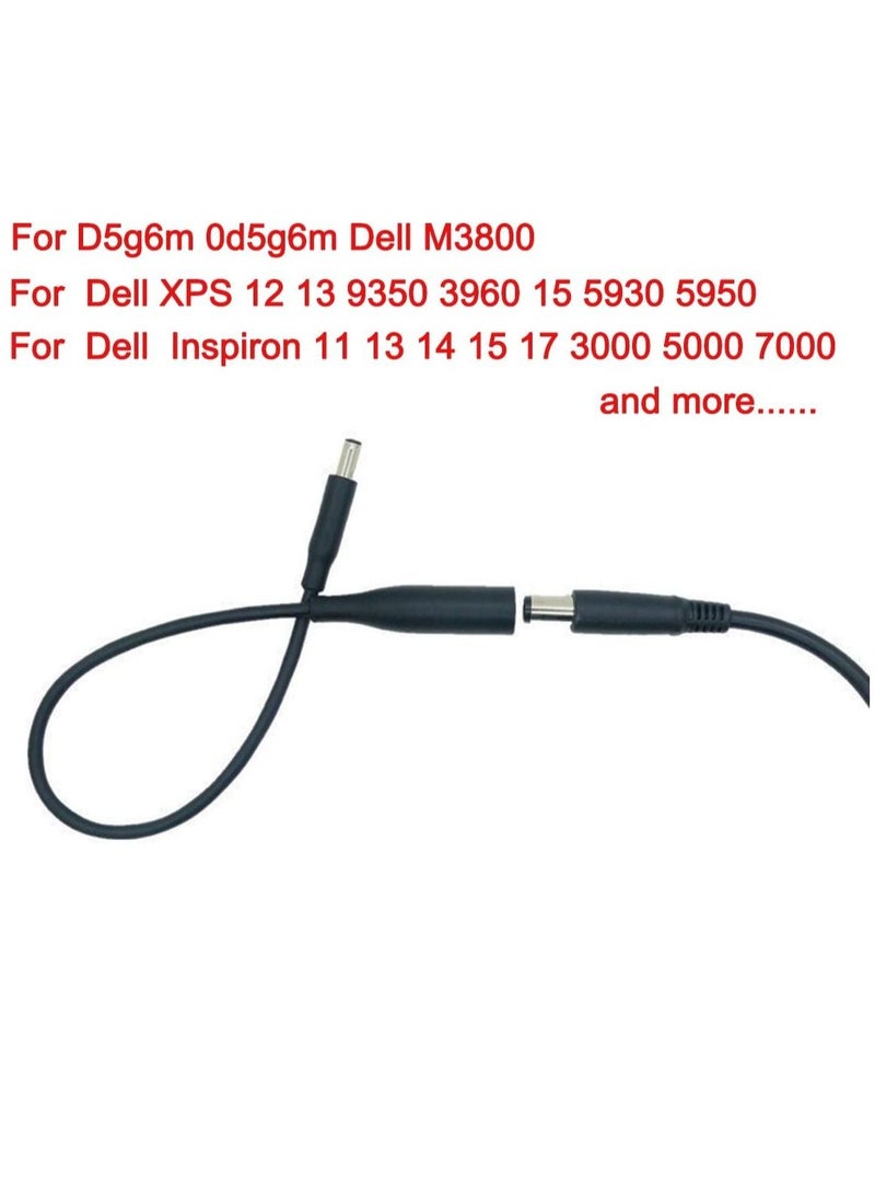 Ntech - Ntech 5 pieces pack  Dell charger power adapter connector Cable DC jack /Female 7.4mm x 5.0mm to 4.5mm x3.0mm Male Compatible for Dell Hp - Image 1