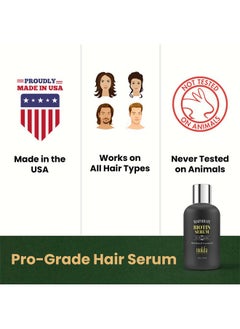 Mokita Naturals Hair Growth Serum Biotin Serum For Hair Growth Unique Paraben Free Biotin Serum That Supports Mens Hair Growth And Women'S Hair Growth Biotin Hair Growth For All Hair Types 4Oz  - Image 5