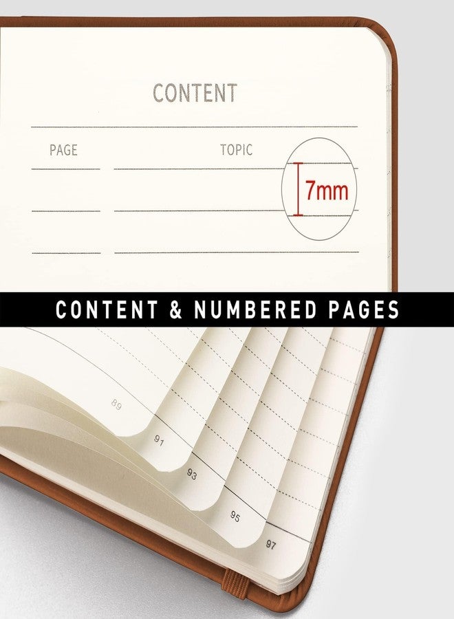 RETTACY Pocket Notebook 2 Pack - Small Notebook Journal with 312 Numbered Pages,A6 Mini Journal Pocket Notepad,100gsm Thick Ruled Paper 3.5" x 5.5" - Image 4
