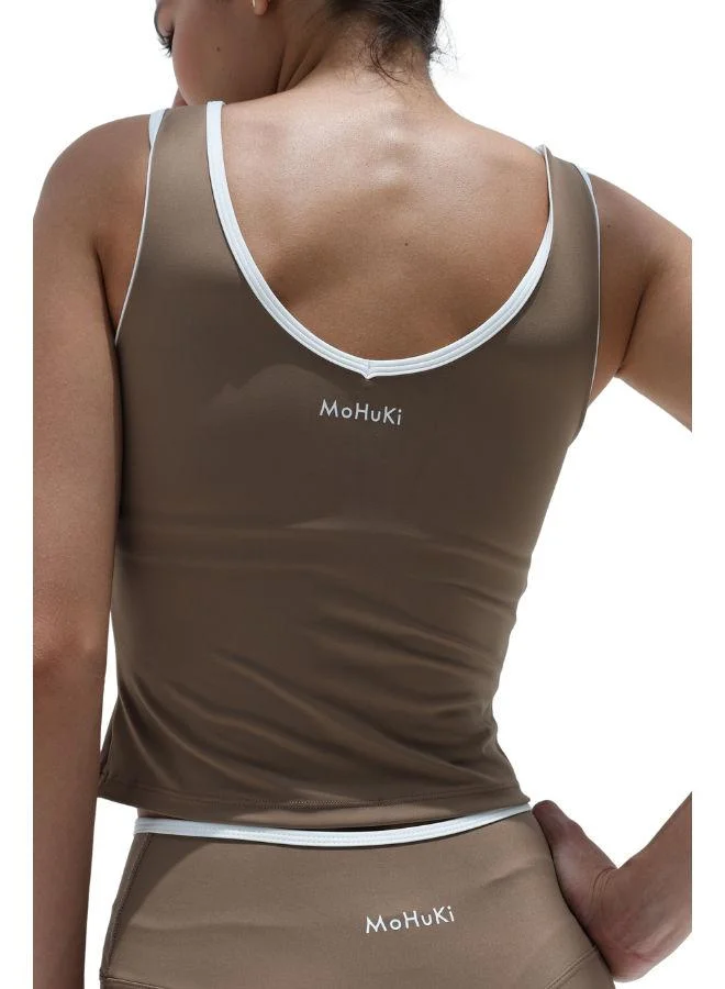 موهوكي موهوكي توب رياضي Contour Active Tank - كاكاو