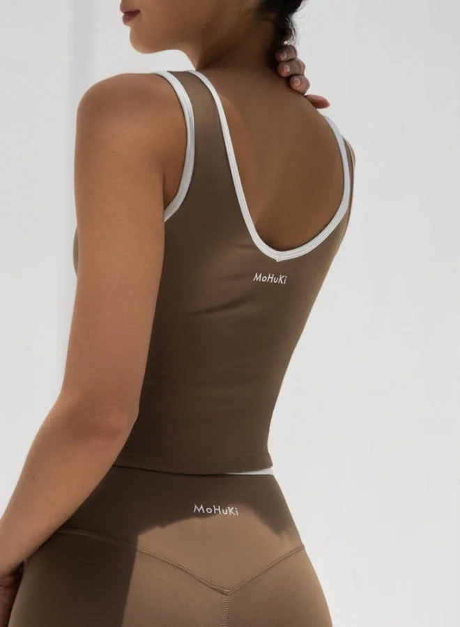 Mohuki Cocoa Contour Active Tank for Women | Best Price UAE