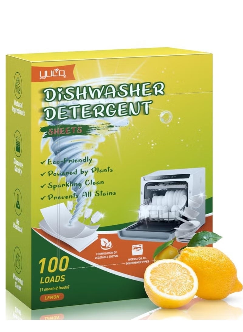 أقراص تنظيف غسالة الأطباق لإزالة الشحوم والبقع - متعددة الاستخدامات، صديقة للبيئة، مضادة للحساسية، آمنة للأطفال وجميع الأسطح، قوة تنظيف مضاعفة بخمس مرات، تركيبة ماء ناعم، قابلة للذوبان بنسبة 100%، م - Image 1