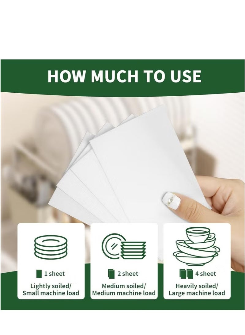 أقراص تنظيف غسالة الأطباق لإزالة الشحوم والبقع - متعددة الاستخدامات، صديقة للبيئة، مضادة للحساسية، آمنة للأطفال وجميع الأسطح، قوة تنظيف مضاعفة بخمس مرات، تركيبة ماء ناعم، قابلة للذوبان بنسبة 100%، م - Image 2