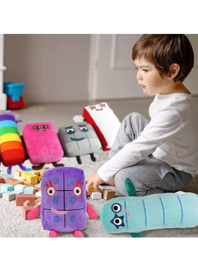 general Numberblocks children's dolls digital plush toys, digital building block toys, cute plush toys, early childhood education dolls - Image 3