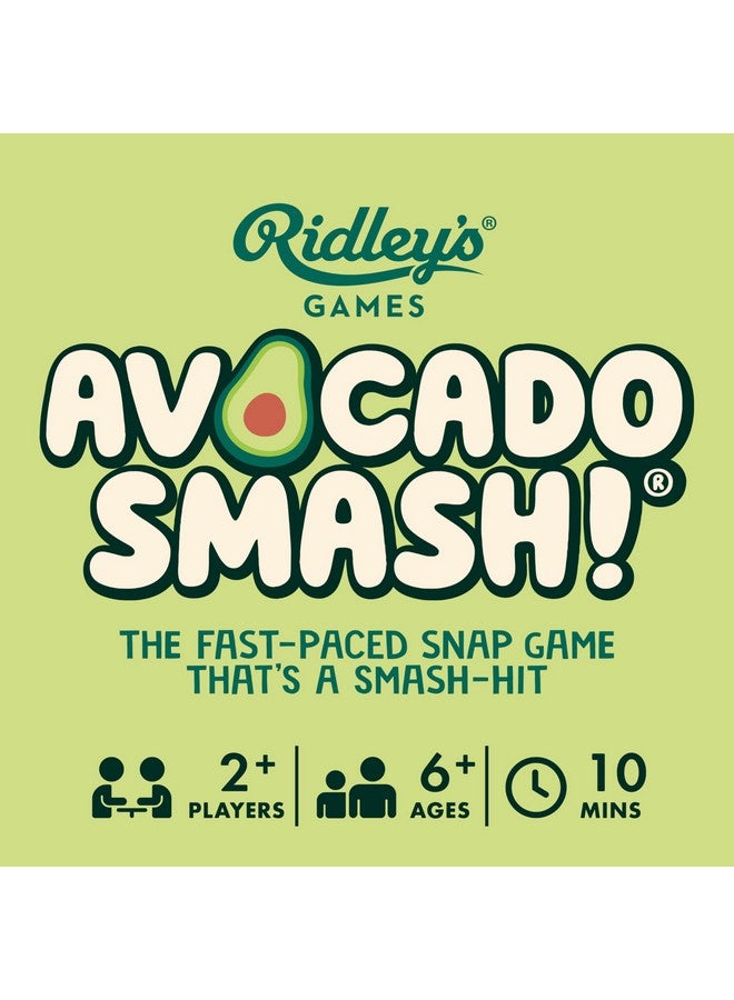 Ridley's Avocado Smash! 71 Piece Family Action Card Game with Storage Case,1 ea - Image 2