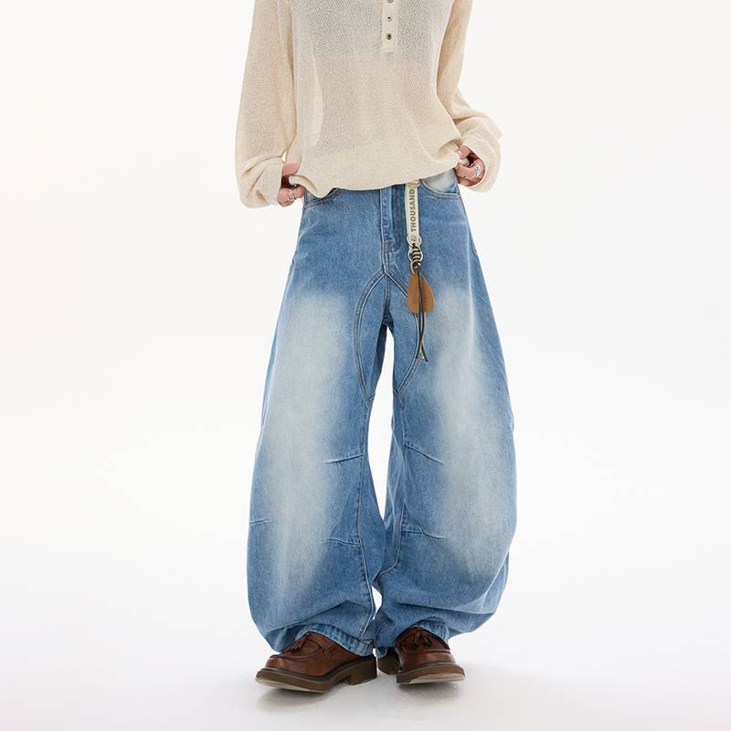 Unisex Casual Daily Denim Jeans - Image 5