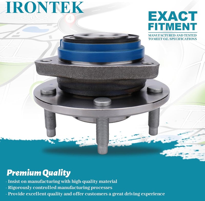 IRONTEK Front Wheel Bearing 513121 Wheel Hub Assembly for Chevy, Buick, Cadillac, Pontiac, Oldsmobile - 2 PCS - Image 5