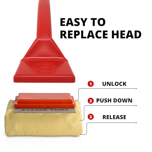 Grill Rescue BBQ Replaceable Cleaning Head, Bristle Free - Durable and Unique Scraper Tools for Cast Iron or Stainless-Steel Grates, Barbecue Cleaner - Image 3