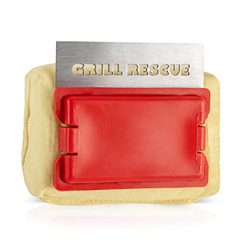 Grill Rescue BBQ Replaceable Cleaning Head, Bristle Free - Durable and Unique Scraper Tools for Cast Iron or Stainless-Steel Grates, Barbecue Cleaner - Image 1
