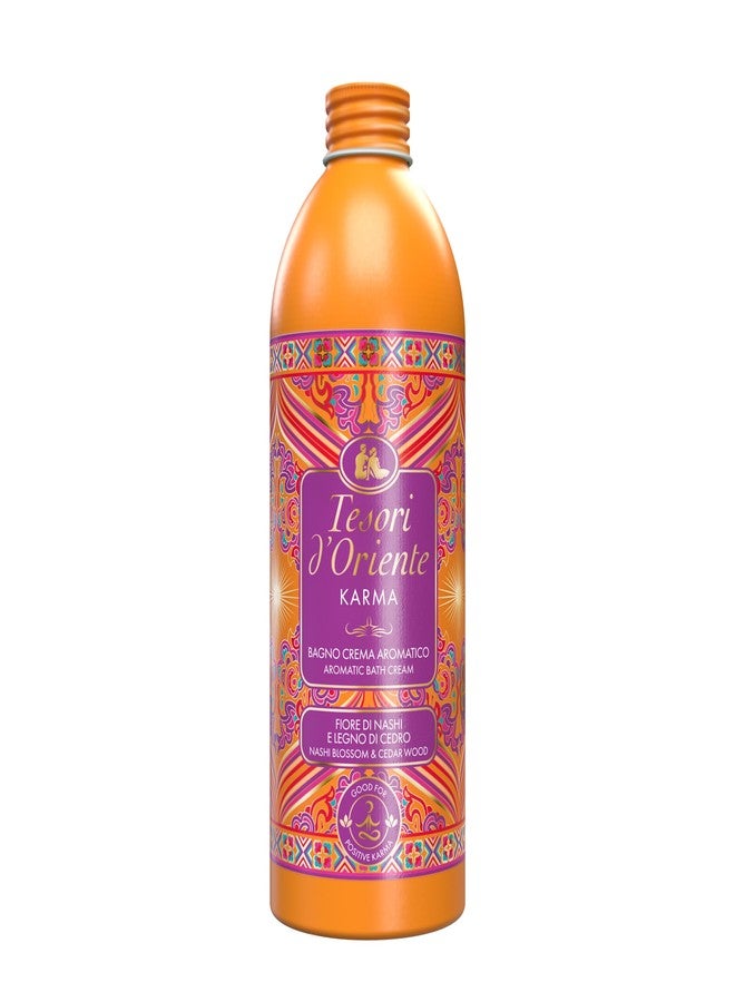 تيسوري دي أورينتي غسول الجسم العطري تيسوري دي أورينتي كارما برائحة زهرة ناشي وخشب الأرز 500 مل، 16.9 أونصة سائلة صنع في إيطاليا [مستورد من إيطاليا] - Image 1