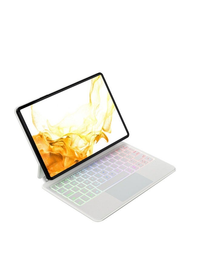 Galaxy Tab S9 FE 11 / Tab S9 11 / Tab S8 11 / Tab S7 11 Magnetic Keyboard Case with Backlit Touchpad Floating Cantilever Stand Keyboard - Image 2