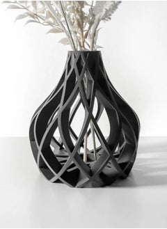 3D Brothers The Vukan Vase   Elegant Contemporary Accent for Showcasing Dried and Preserved Blooms  - Image 1