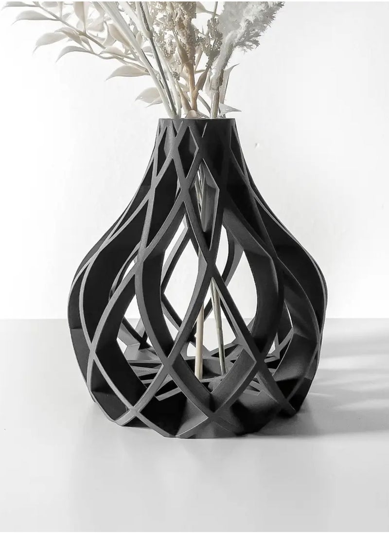 3D Brothers - The Vukan Vase   Elegant Contemporary Accent for Showcasing Dried and Preserved Blooms - Image 1