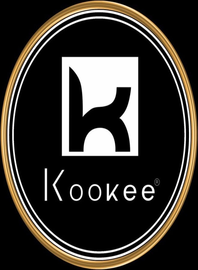 Kookee Ceramic Bathroom Set – Stylish 4 Piece Bath Accessories Kit with Soap Dispenser, Toothbrush Holder, Tumbler & Soap Dish – Modern & Designer Decor for Home & Guest Bathrooms, White/Gold (9740) - Image 5