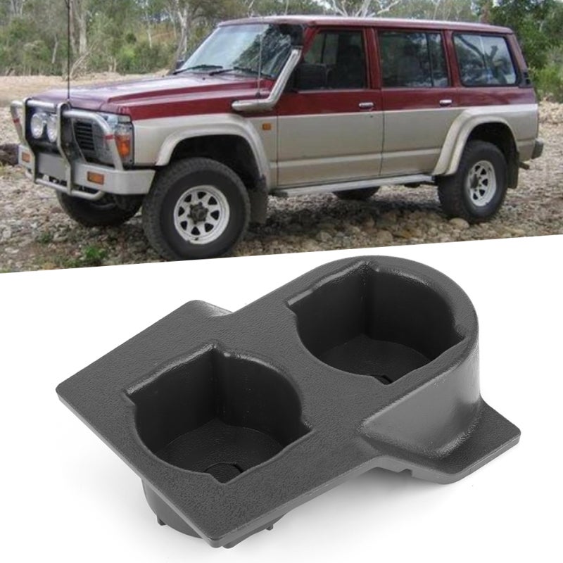 Car Cup Holder Front Centre Console Fit for Nissan Patrol GQ Y60 1988-1997 - ABS Anti-Rust Water Bottle Holder for Out on The Road - Image 5