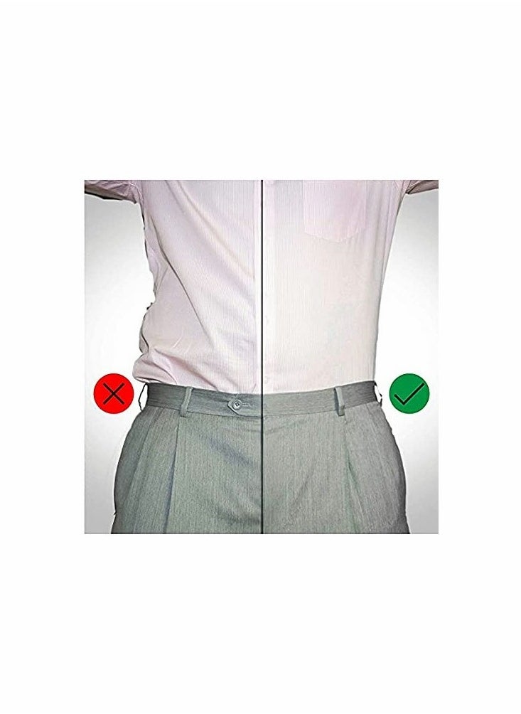 KASTWAVE - Mens Shirt Adjustable Elastic Garter Straps with Non Slip Clips - Image 1