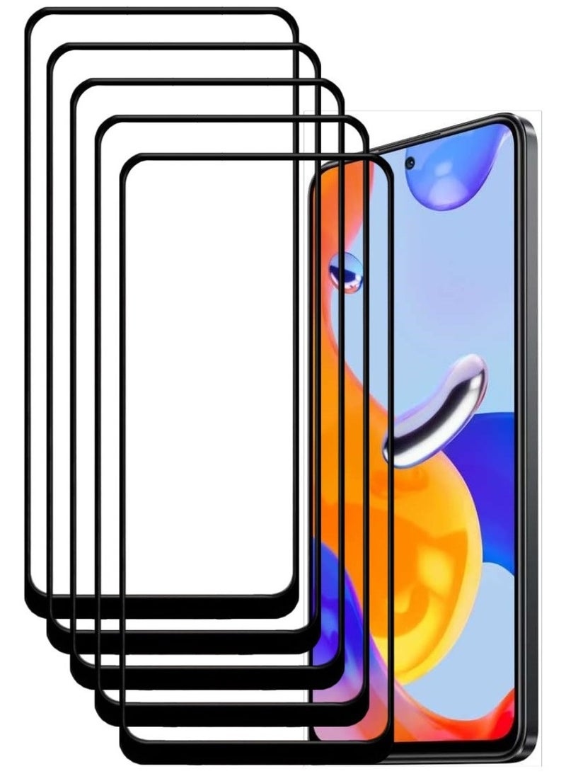 ACLIX 5 Pieces Antistatic ESD Dustproof Premium Quality High Definition Tempered Glass Screen Protector Designed For Xiaomi Redmi Note 11 Pro - Image 1