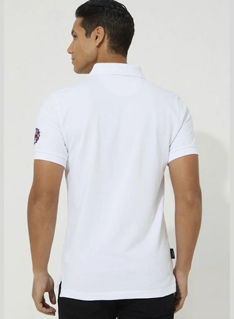 ايروبوستال Short Sleeve with Embroidery On Chest and Sleeve Polo T-Shirt