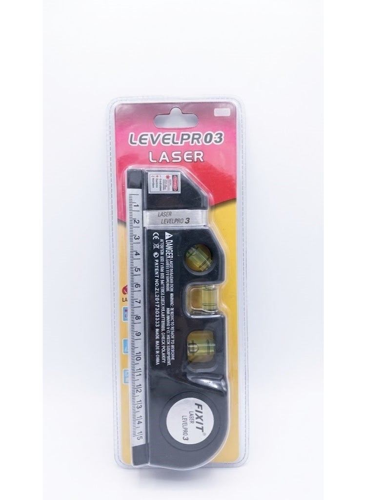 Laser Levelpro3 Measuring Ruler Black - Image 1