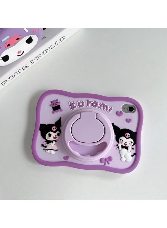 حافظة لطيفة متوافقة مع آيباد الجيل العاشر 2022 بحجم 10.9 بوصة، حافظة أطفال لطيفة لآيباد 10 مع قاعدة. - Image 4