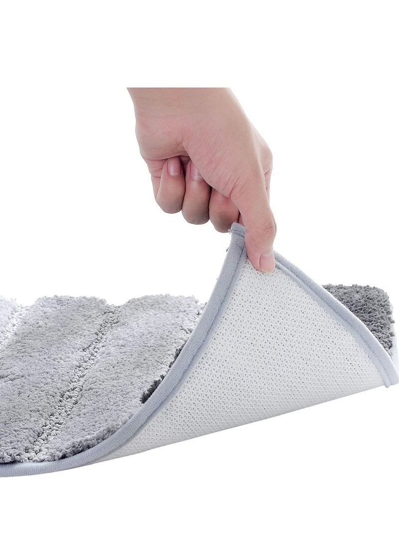 TYCOM Non Slip Fluffy Soft Plush Microfiber Washable Quick Dry Ultra Bath Mats For Tub Bathroom Rugs Bath Mat  - Image 5