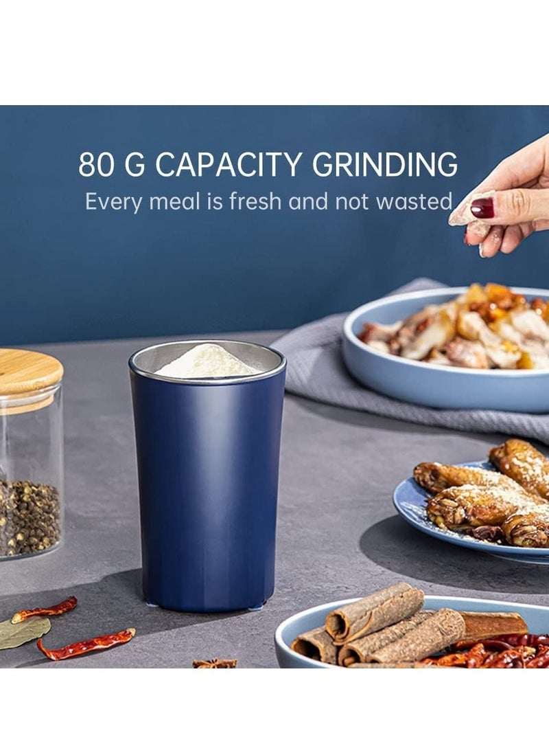 ELTRAZONE Electric Dried Spice and Coffee Grinder, Grinder and Chopper Crusher for Home,Detachable Cup, diswash Free, Blade & Cup Made with stianlees Steel - Image 5