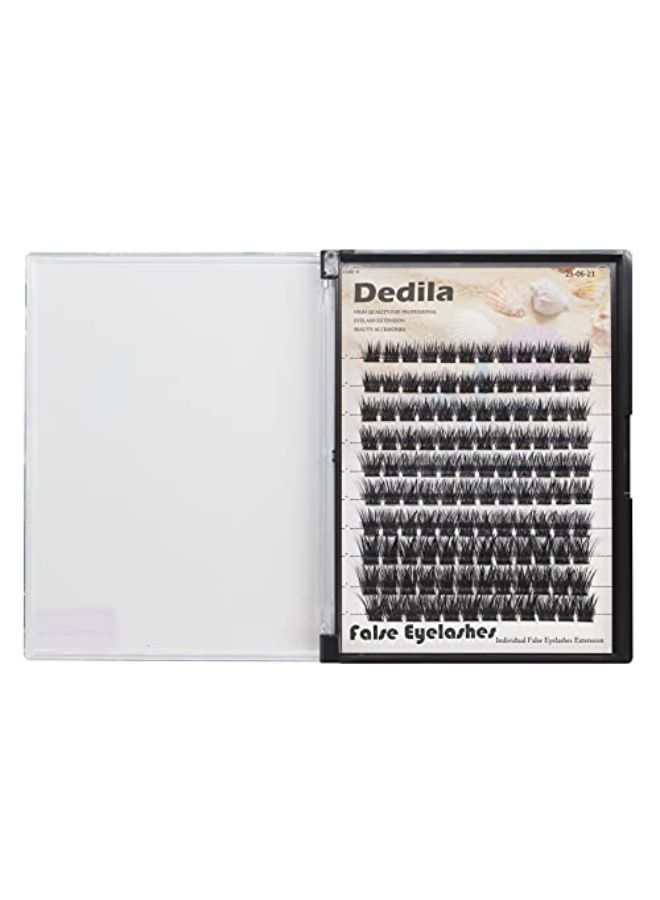 Dedila 120 Pcs Handmade D Curl Makeup Clusters Eye Lashes Extensions Mixed 10121416Mm/121416Mm/141618Mm D Curl Soft And Lightweight Individual False Eyelashes Wide Stem (Mixed 10121416Mm) - Image 4